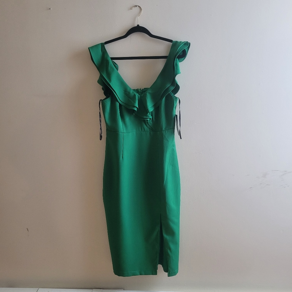 Woman Open Back Dress